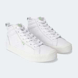 CARIUMA Oca white leather High top sneakers size 6.5 NWT